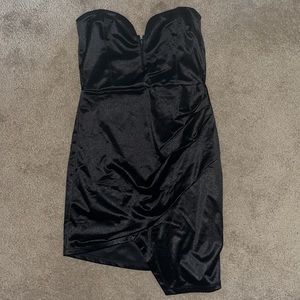 Asymmetrical mini dress
